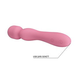 USB Şarjlı Klitoris G Nokta Uyarıcı Klitoral Vajinal Vibratör - Gladys