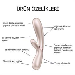 Usb Şarjlı Telefondan Kumandalı Isıtmalı Klitoris Uyarıcılı Teknolojik Vibratör