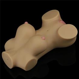 Yarım Vücut Anal Vajinal Silikon Seksi Masturbator - Street Girl