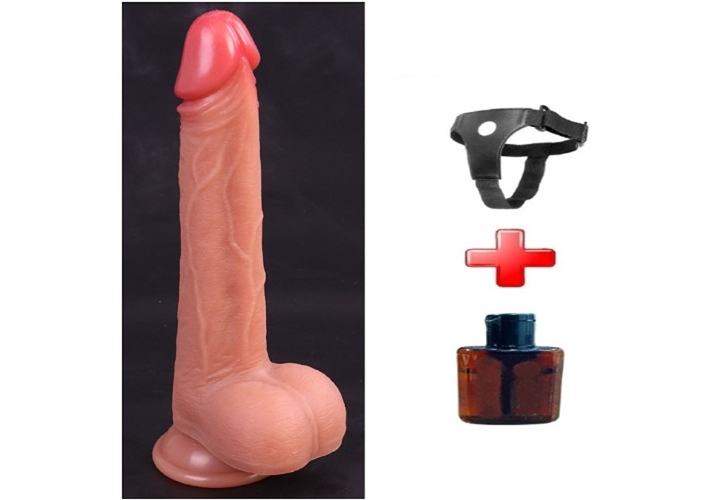 21 cm belden bağlamalı Manyetik Şarjlı Çift Katmanlı Uzaktan Kumandalı Titreşimli Silikon Penis