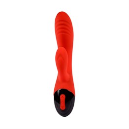 USB Şarjlı 10 Fonksiyonlu Klitoris Uyarıcılı Teknolojik Vibratör - HuanLe
