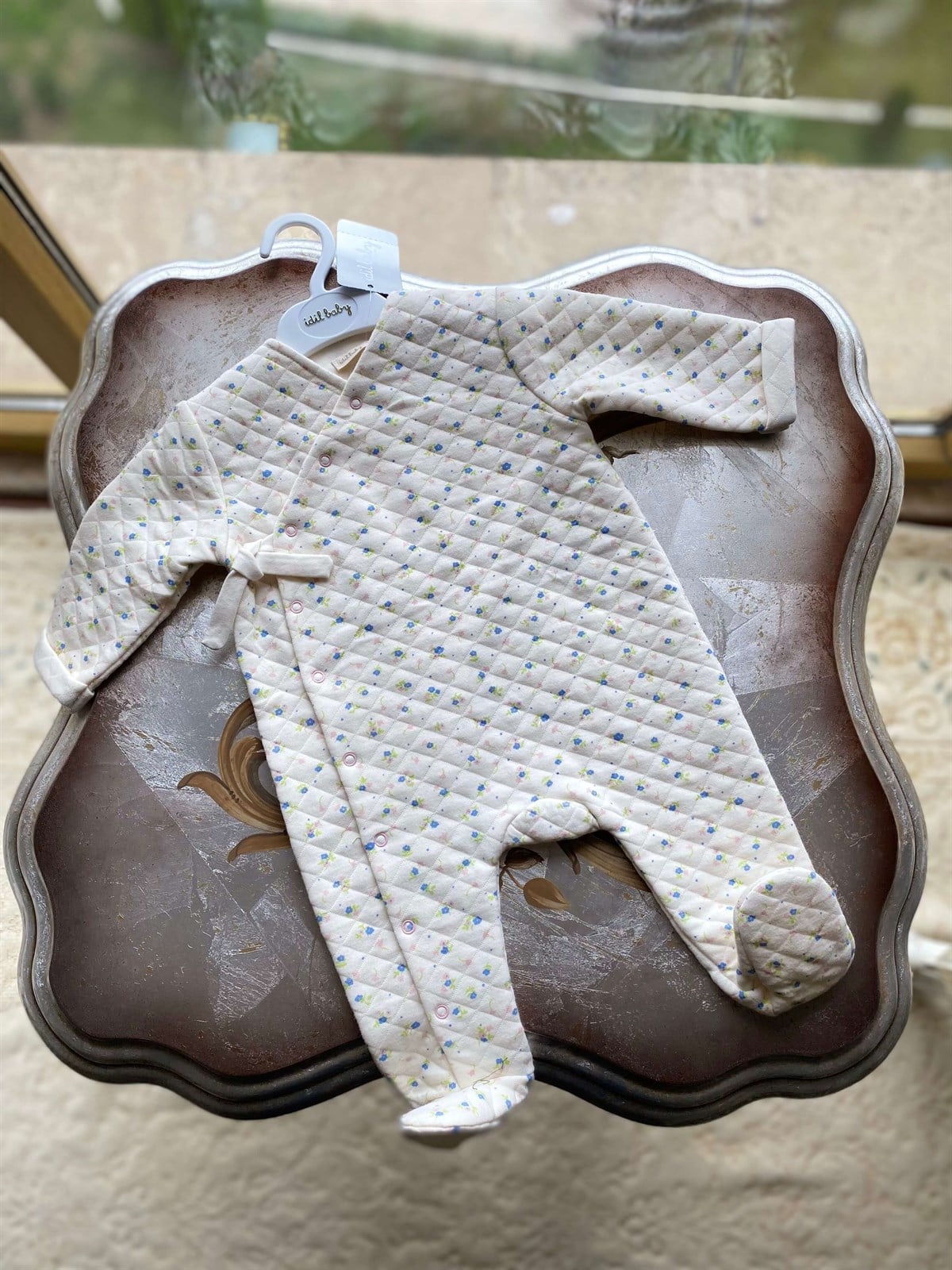 İDİLBABY KAPİTONE ÇİÇEK BASKILI TULUM 