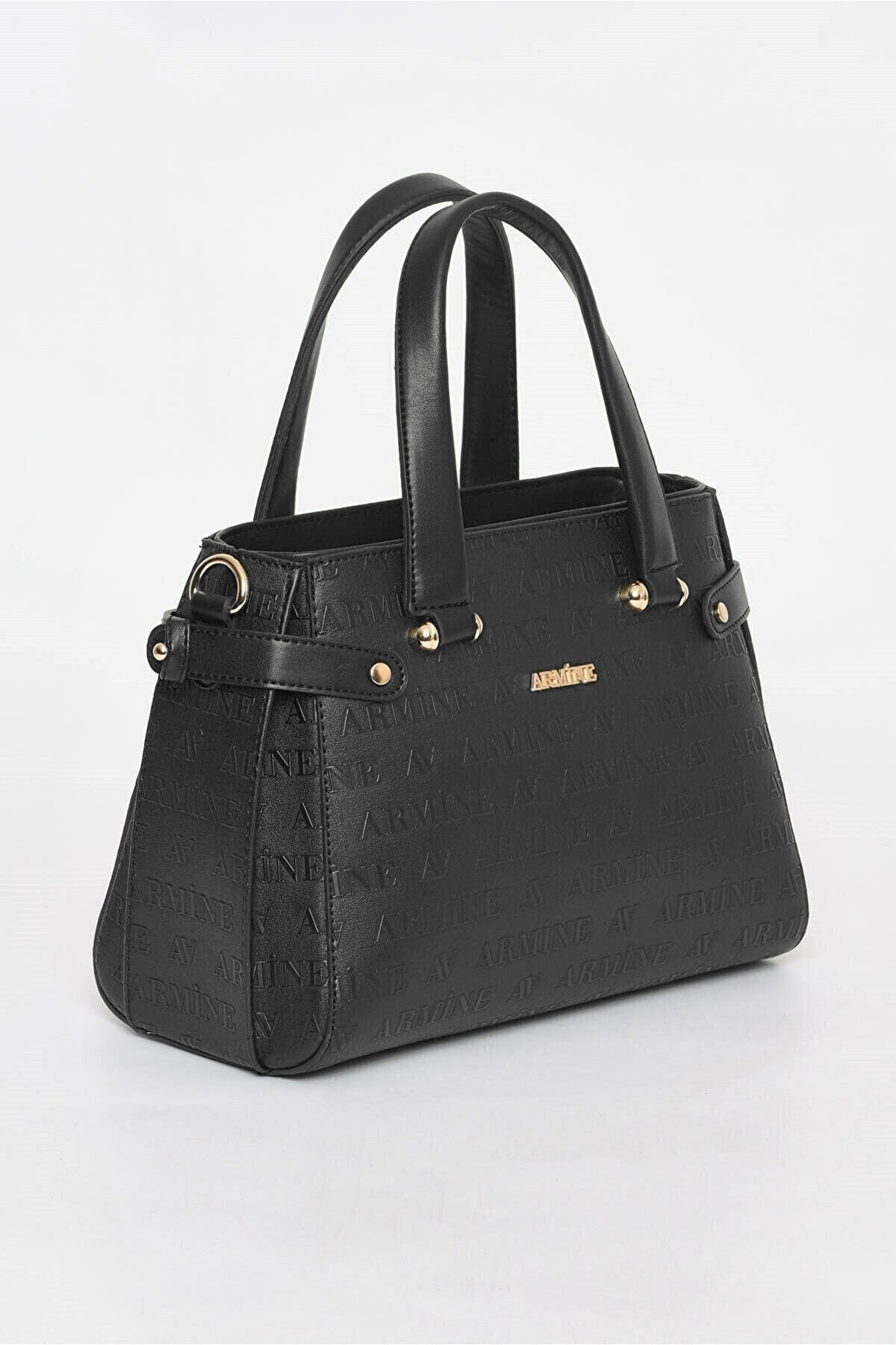 Armine 172 Kadın Kol Çantası Siyah Lazer