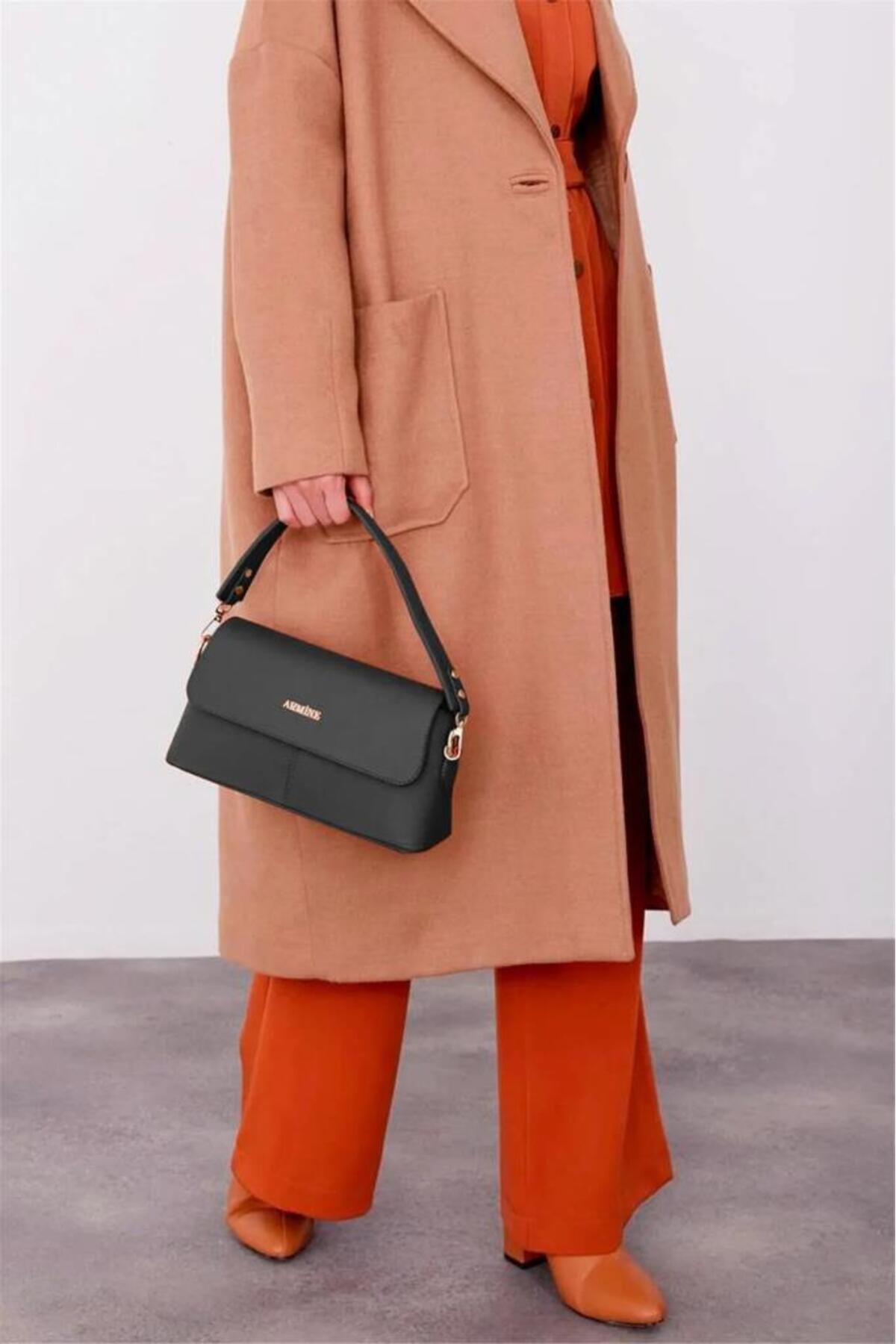 Armine 347 Kadın Kol Çantası Siyah