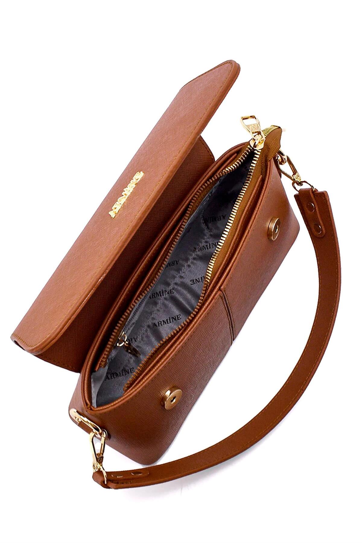 Armine 347 Kadın Kol Çantası Taba