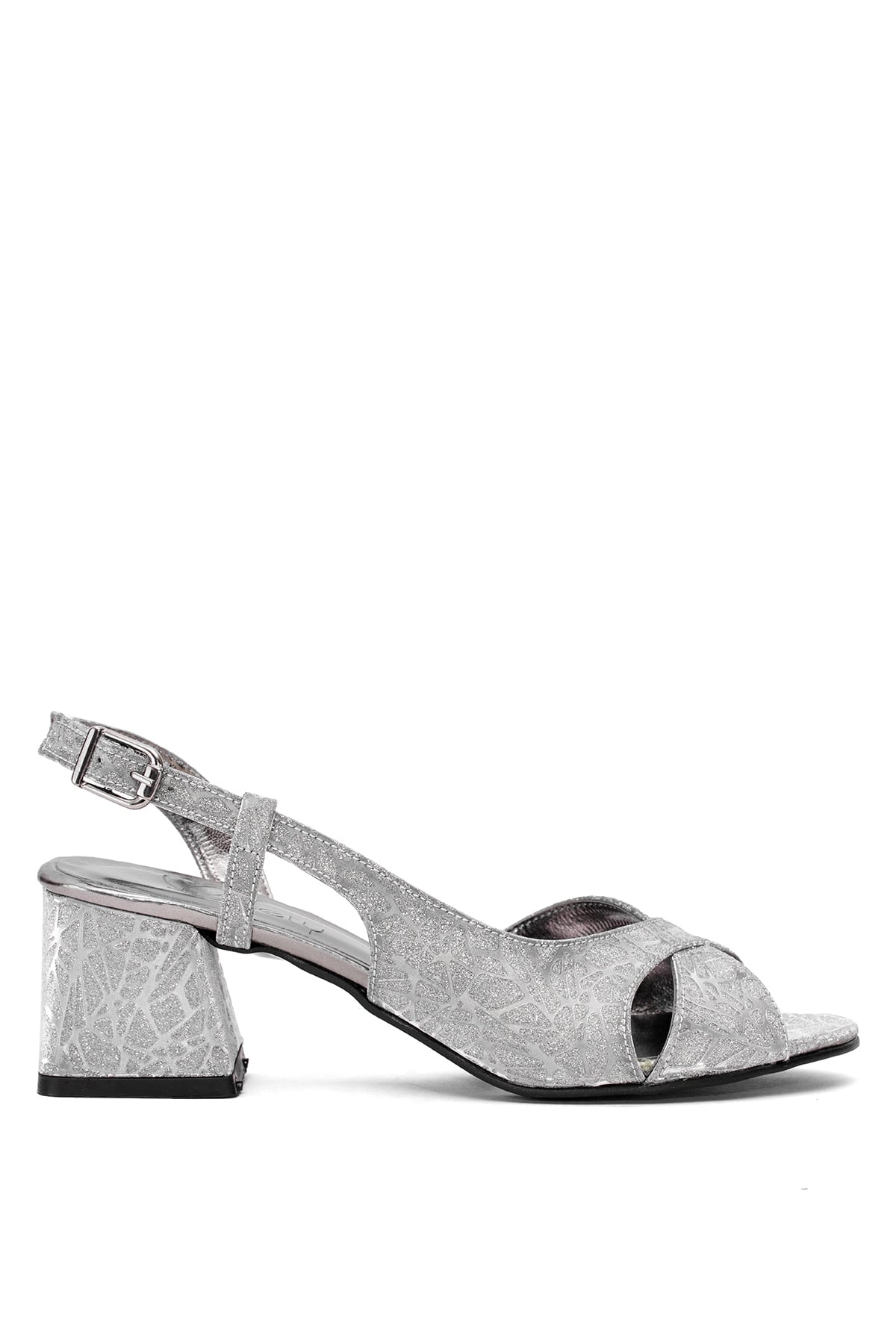 Beety 25BY25.958T Kadın Klasik Topuklu Ayakkabı Platin