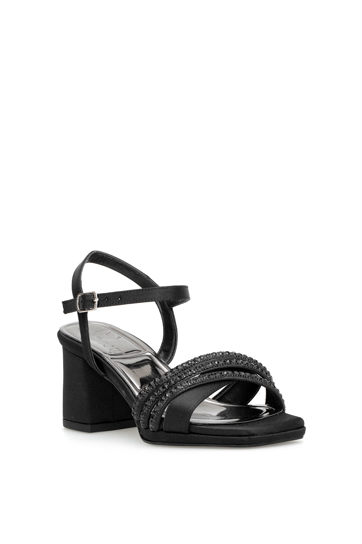 Beety 26BY130.922T Kadın Taşlı Klasik Topuklu Ayakkabı Siyah