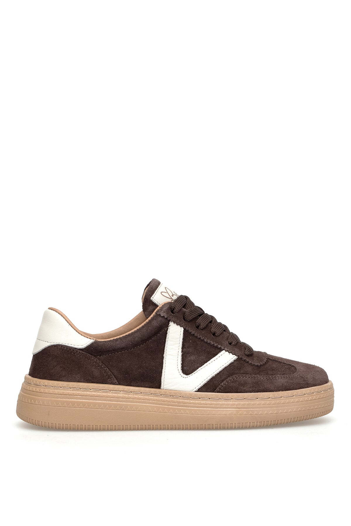 Beety 26BY227.170 Kadın Hakiki Deri Klasik Sneaker Kahverengi