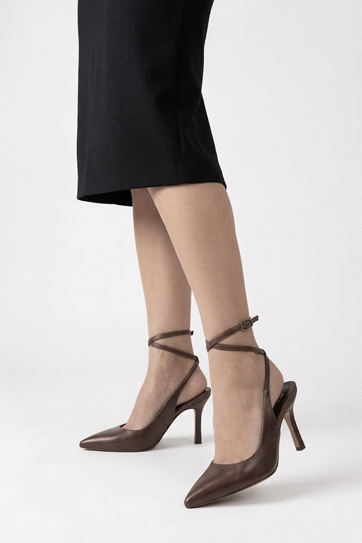 Beety 26BY250.3283 Kadın Klasik Topuklu Ayakkabı Kahverengi