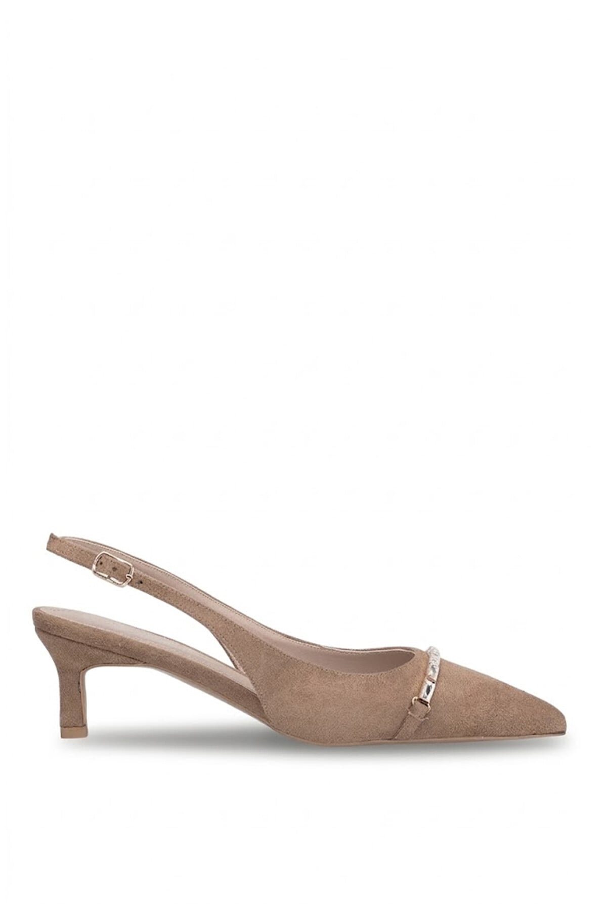 Beety 26BY60.6321 Kadın Klasik Topuklu Ayakkabı Vizon