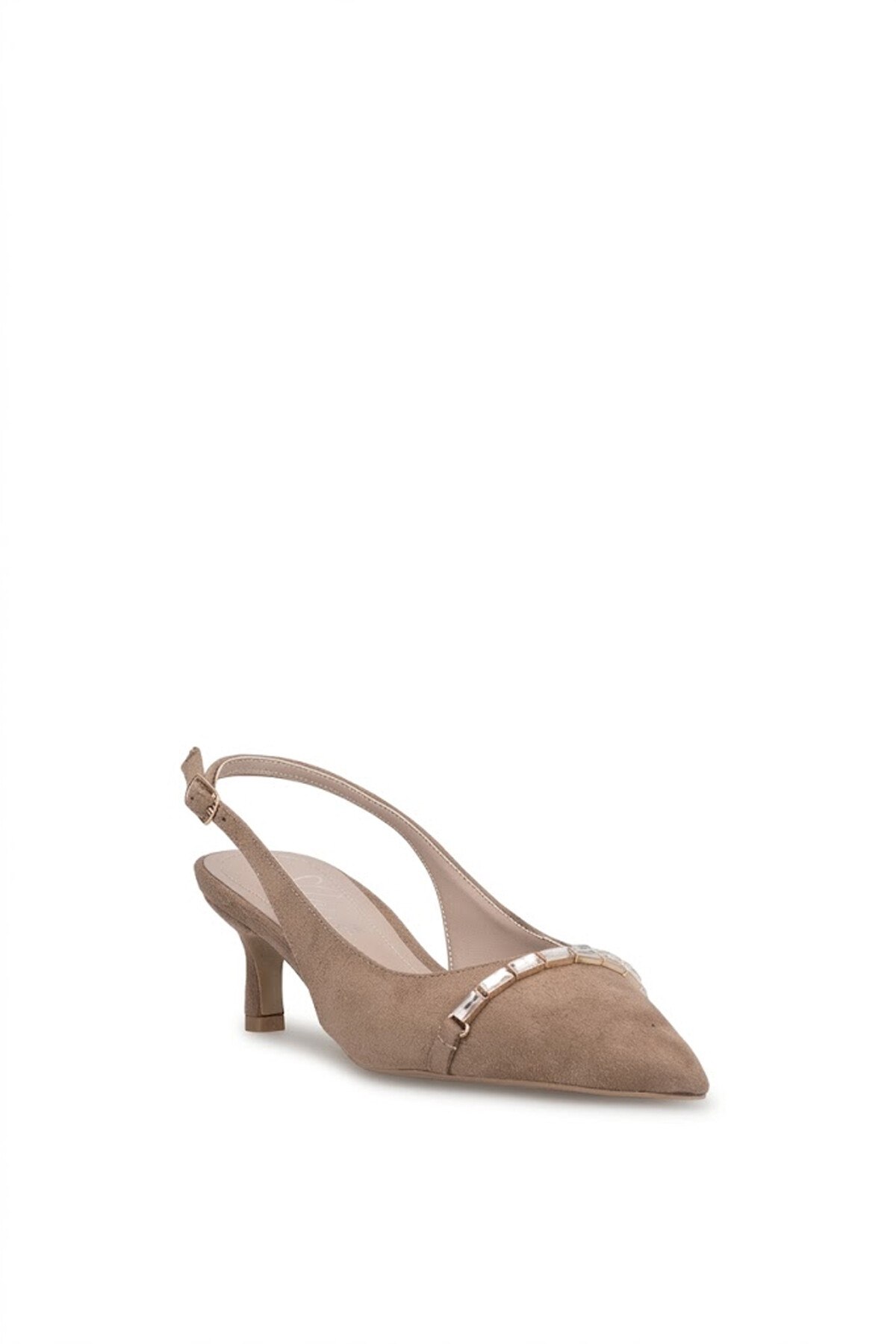 Beety 26BY60.6321 Kadın Klasik Topuklu Ayakkabı Vizon