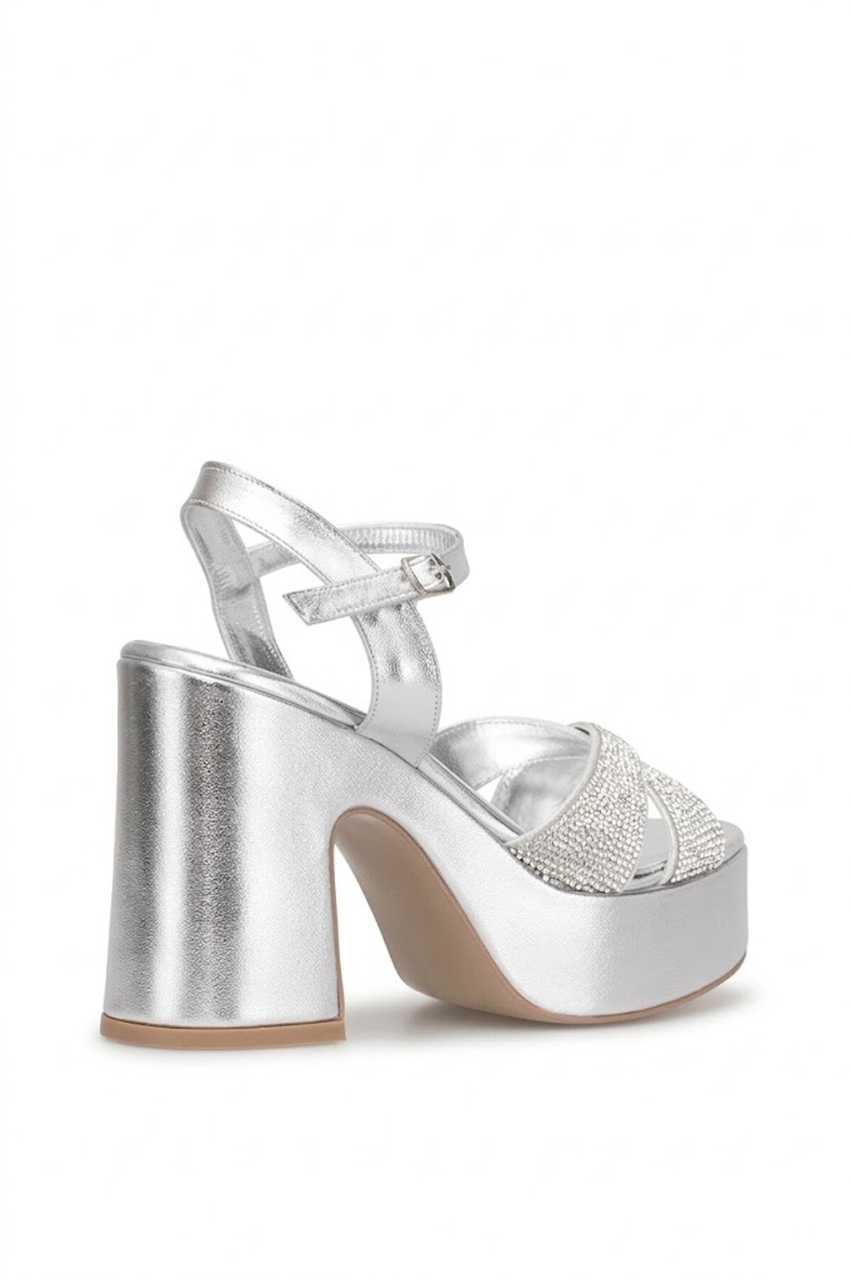 Beety 26BY85.45562 Kadın Platform Ayakkabı Gümüş