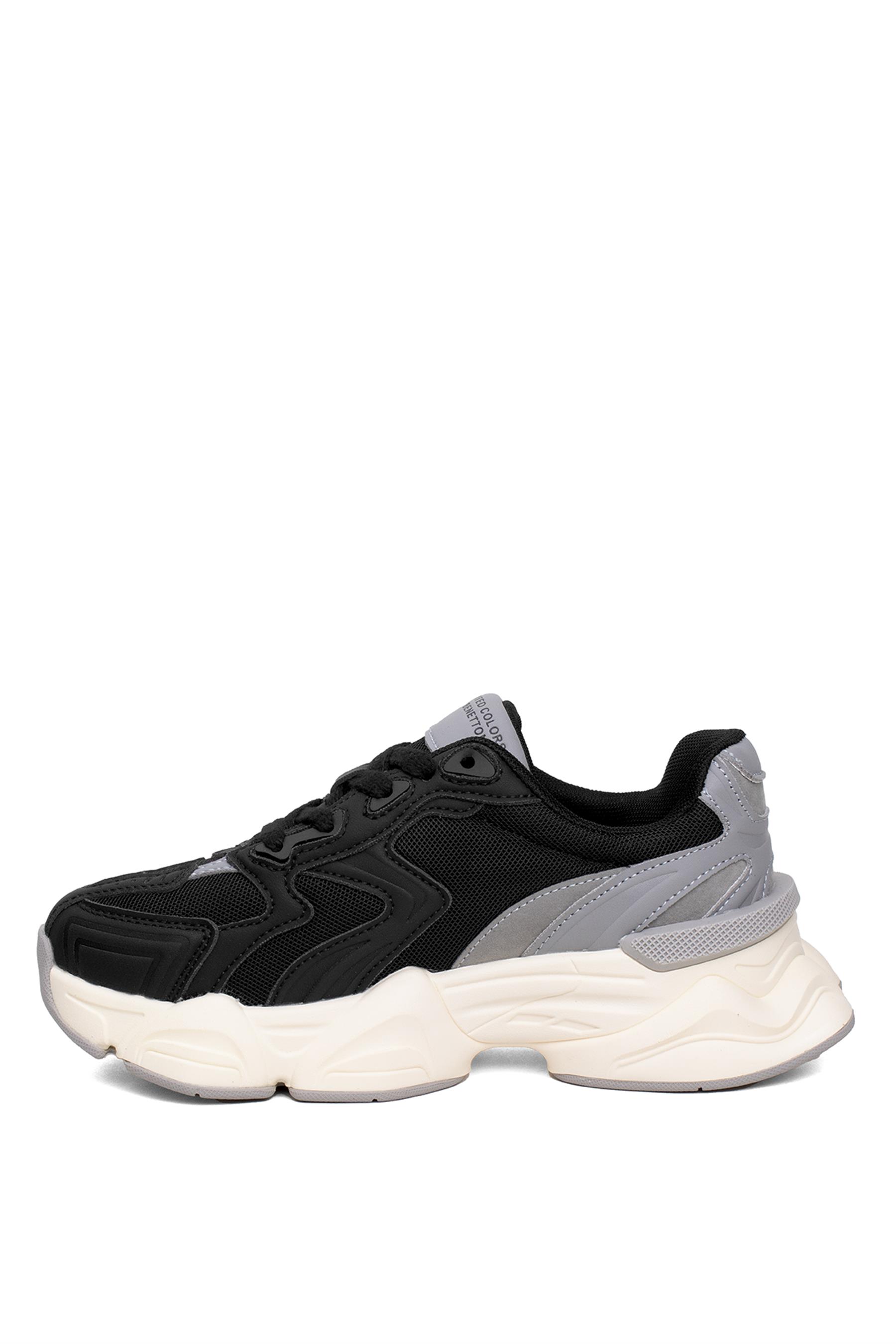 Benetton BNI-11121 Kadın Klasik Sneaker Siyah