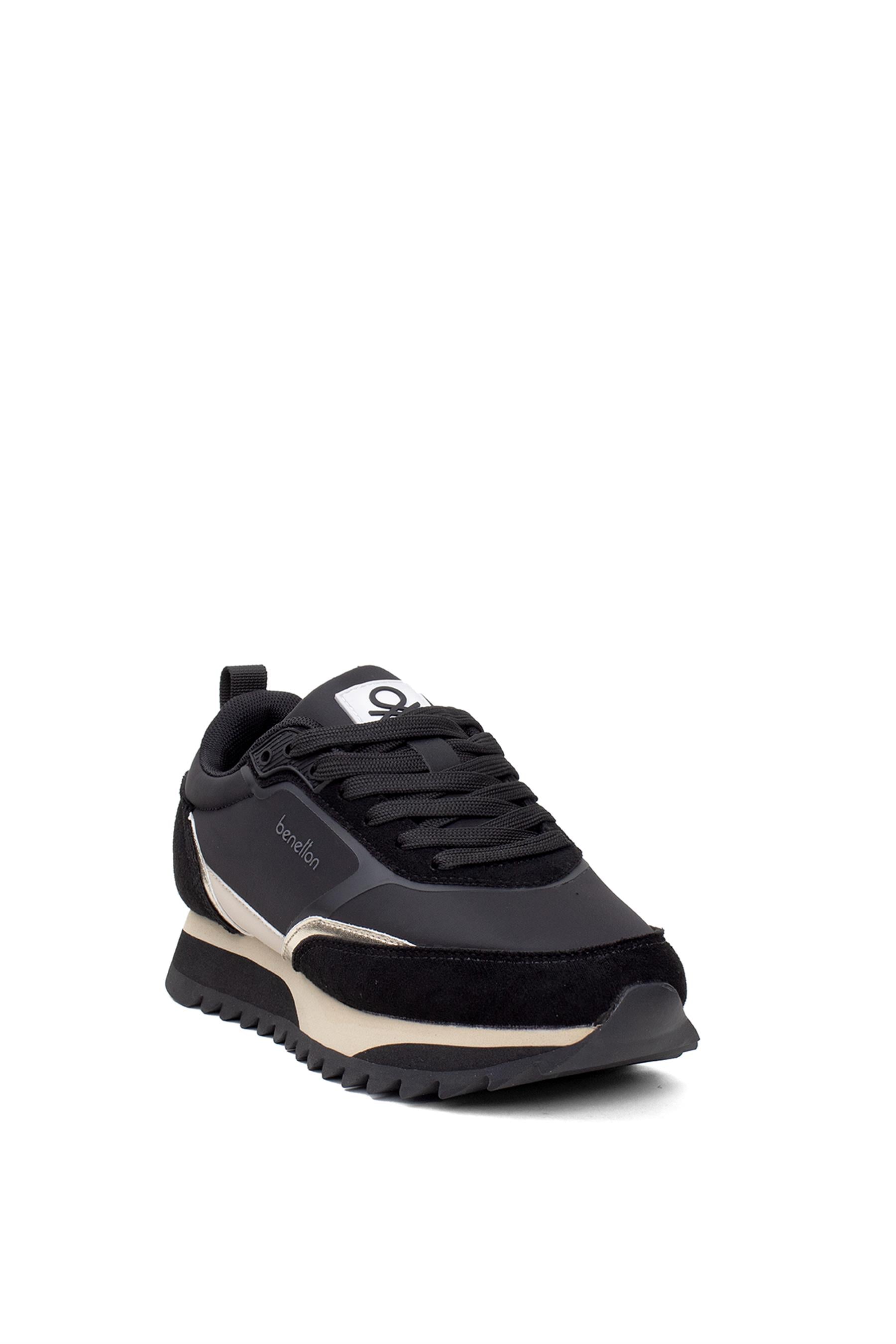 Benetton BNI-11133 Kadın Klasik Sneaker Siyah