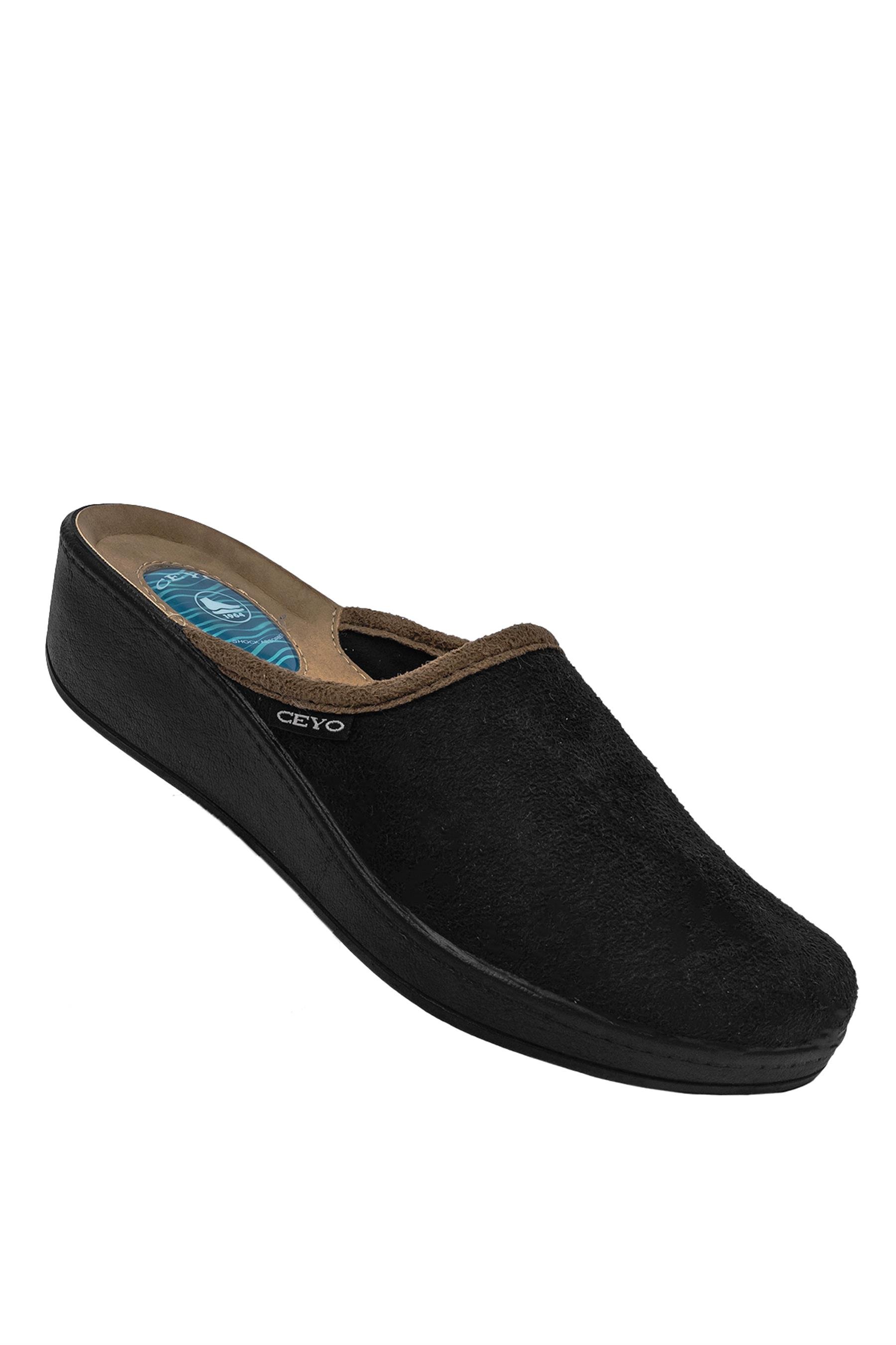 Ceyo 9932 Kadın Ev Terliği Siyah