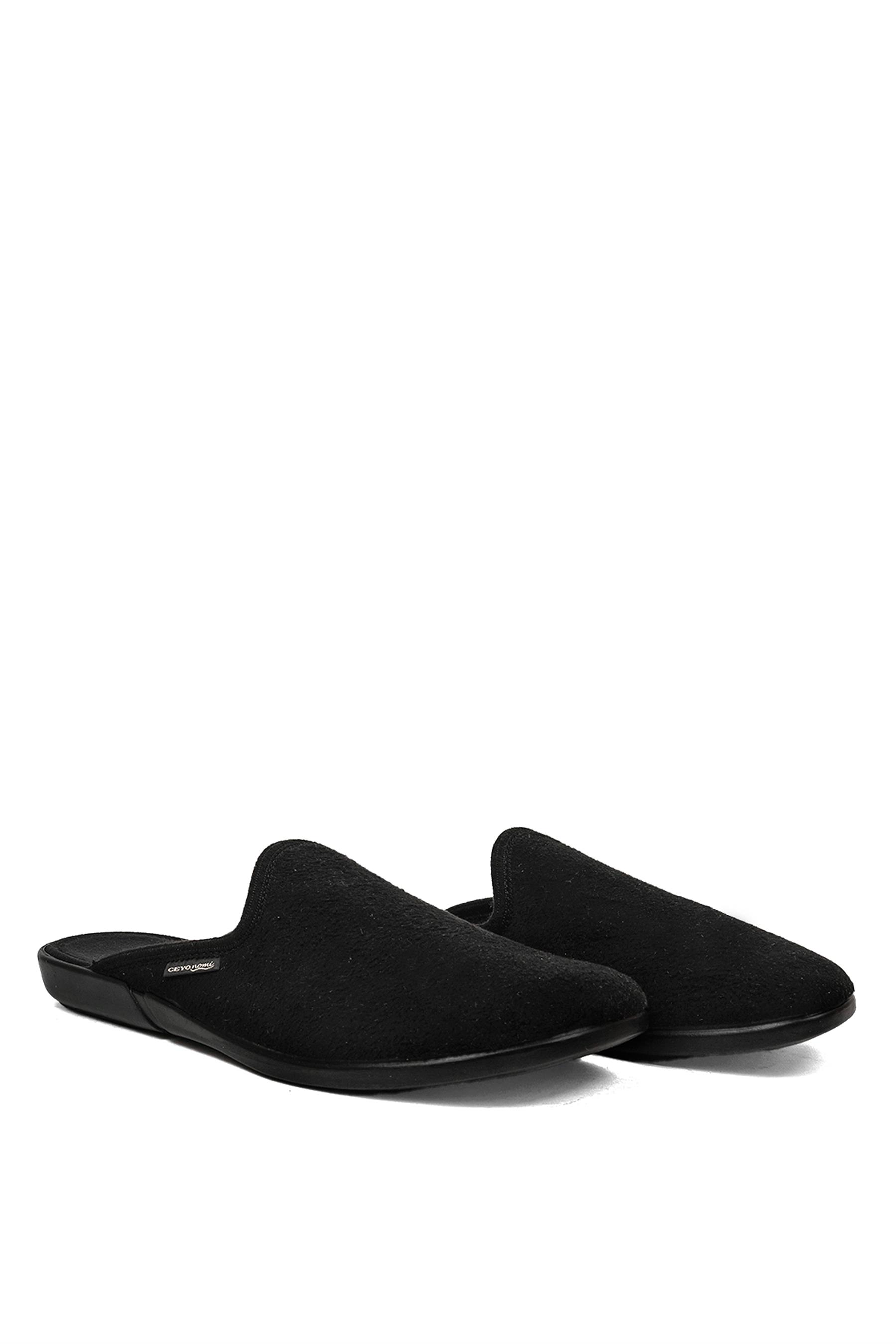 Ceyo Pıerro-3 Erkek Ev Terliği Siyah