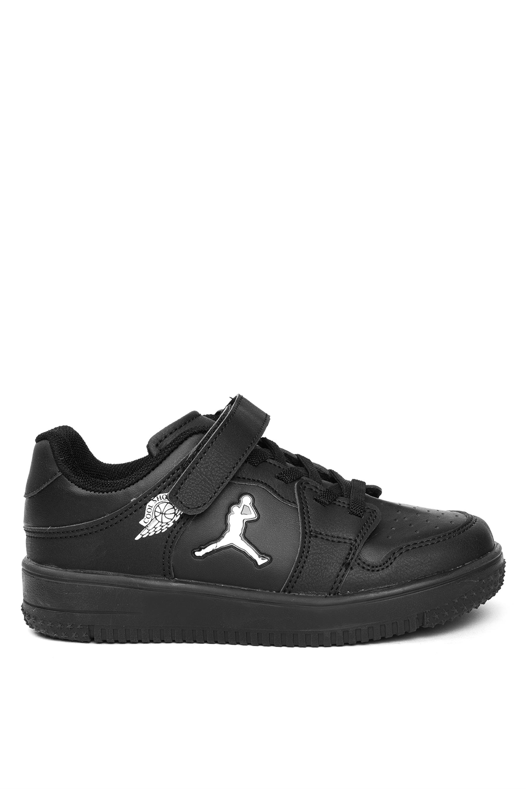 Cool Haykat Kısa Filet Erkek Çocuk Klasik Sneaker Siyah