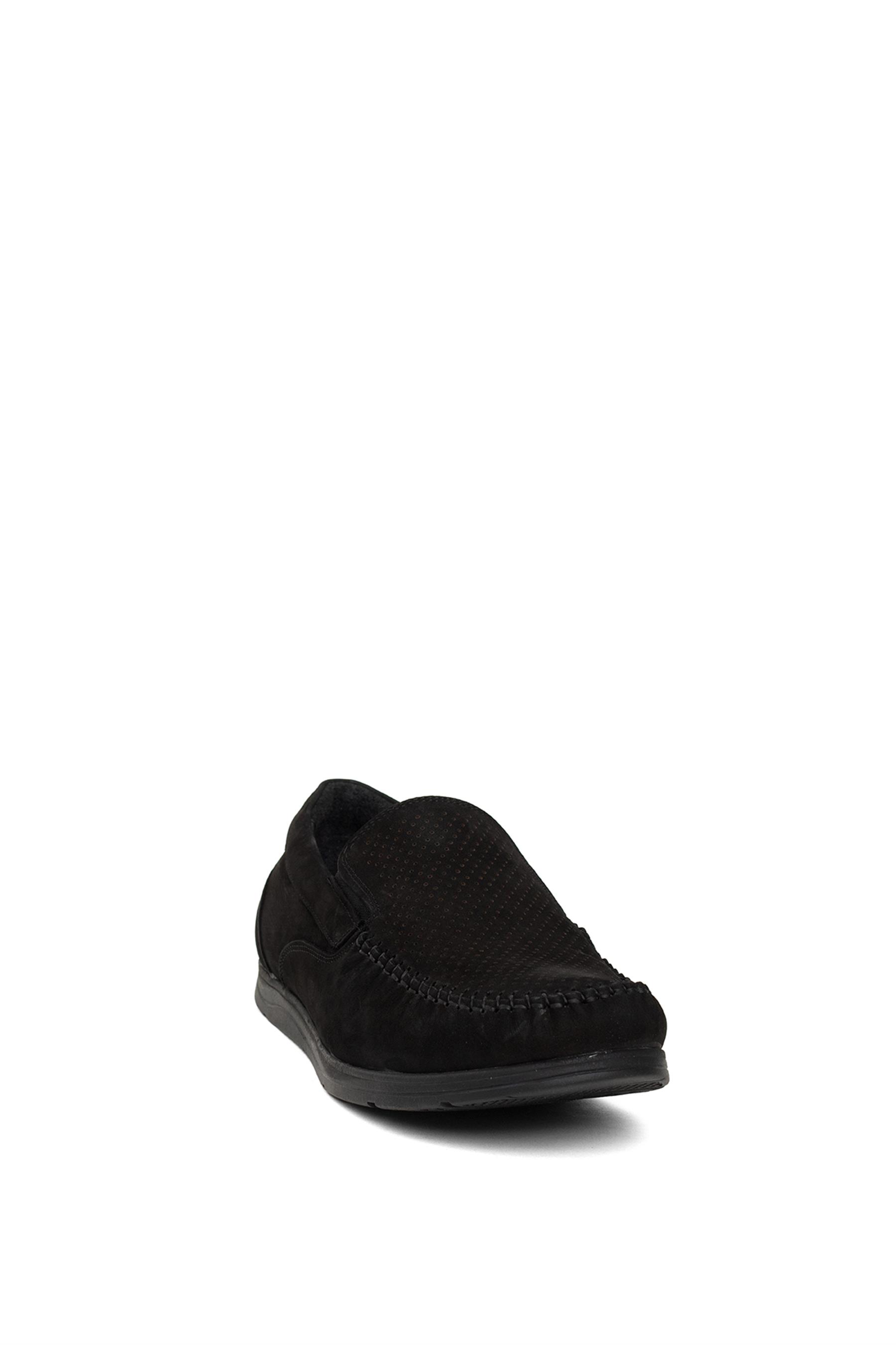 Elit 24YNbl1050N Erkek Hakiki Deri Casual Ayakkabı Siyah