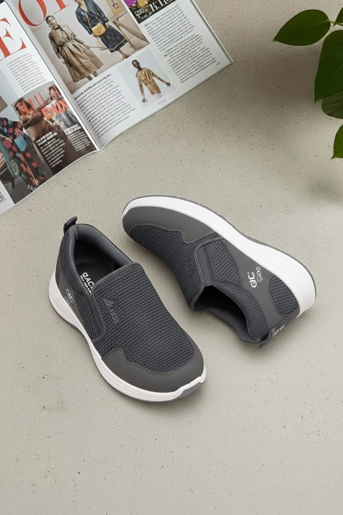 Elit ASALB0019 Erkek Klasik Sneaker Füme