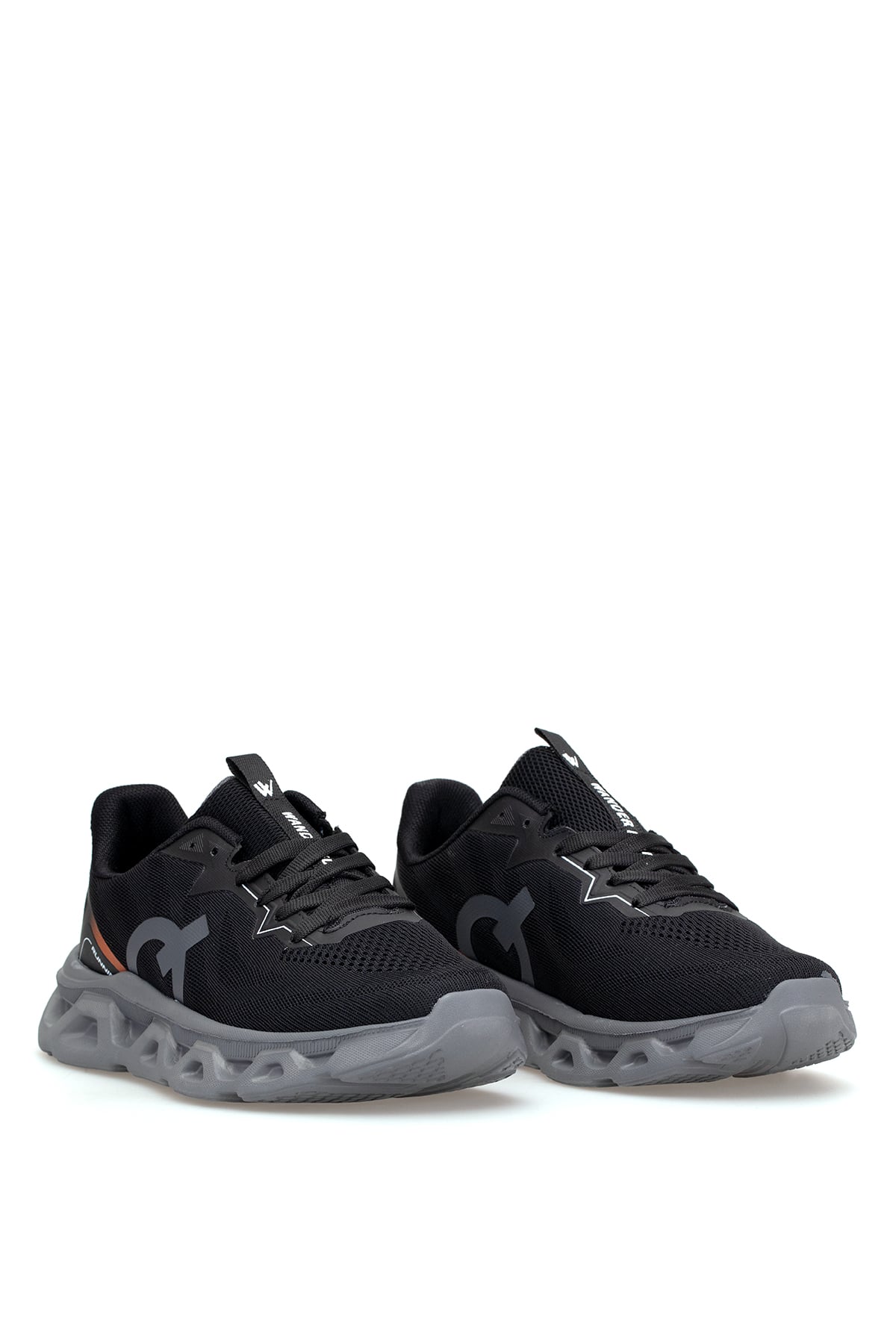Elit ASENS4342 Erkek Klasik Sneaker Siyah - Füme