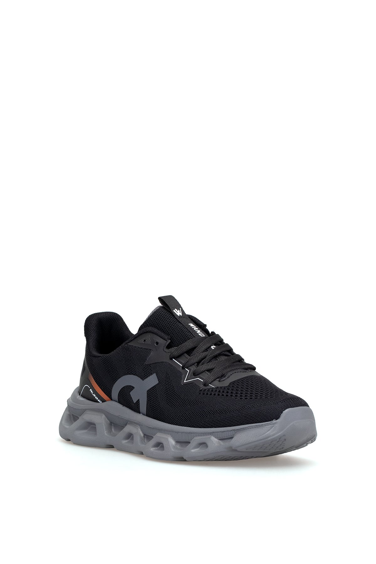 Elit ASENS4342 Erkek Klasik Sneaker Siyah - Füme