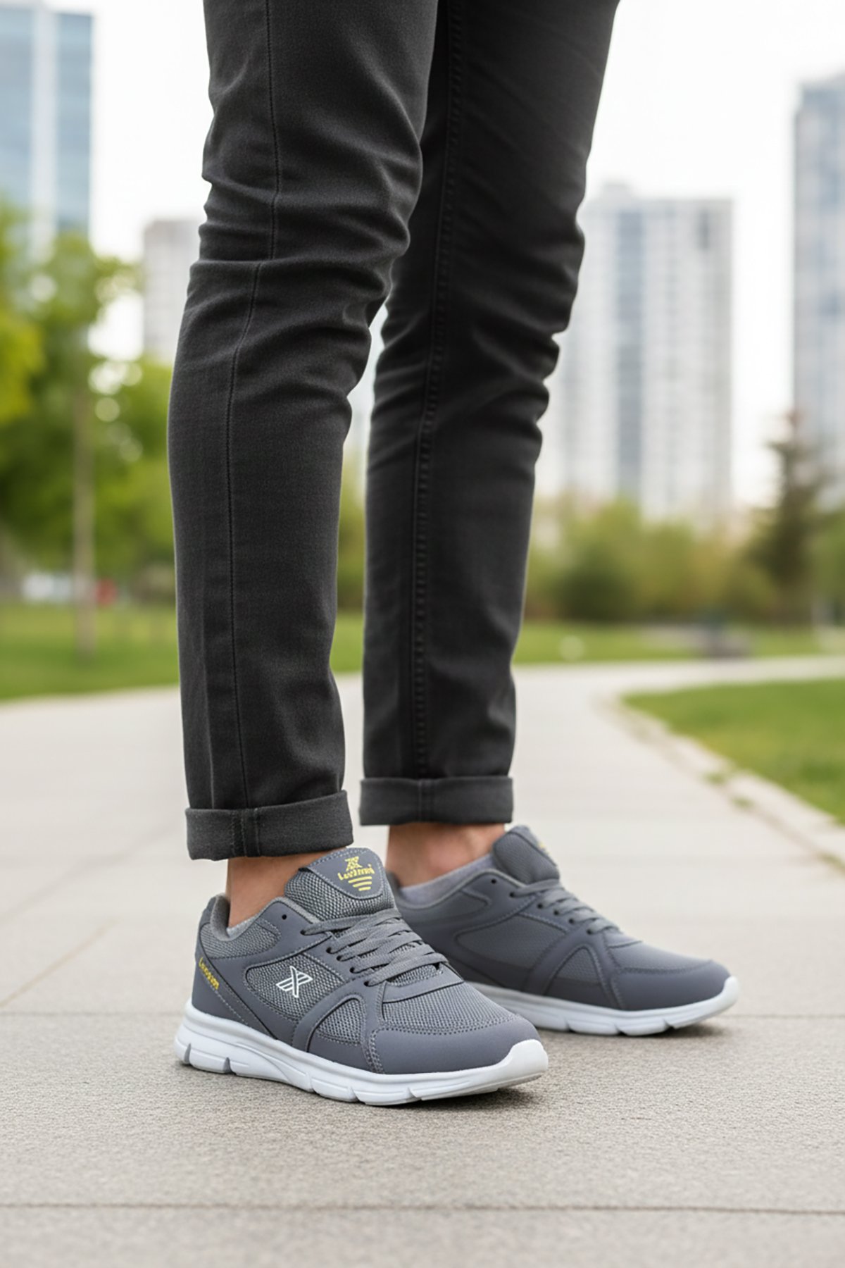 Elit ASPRT251 Erkek Klasik Sneaker Füme