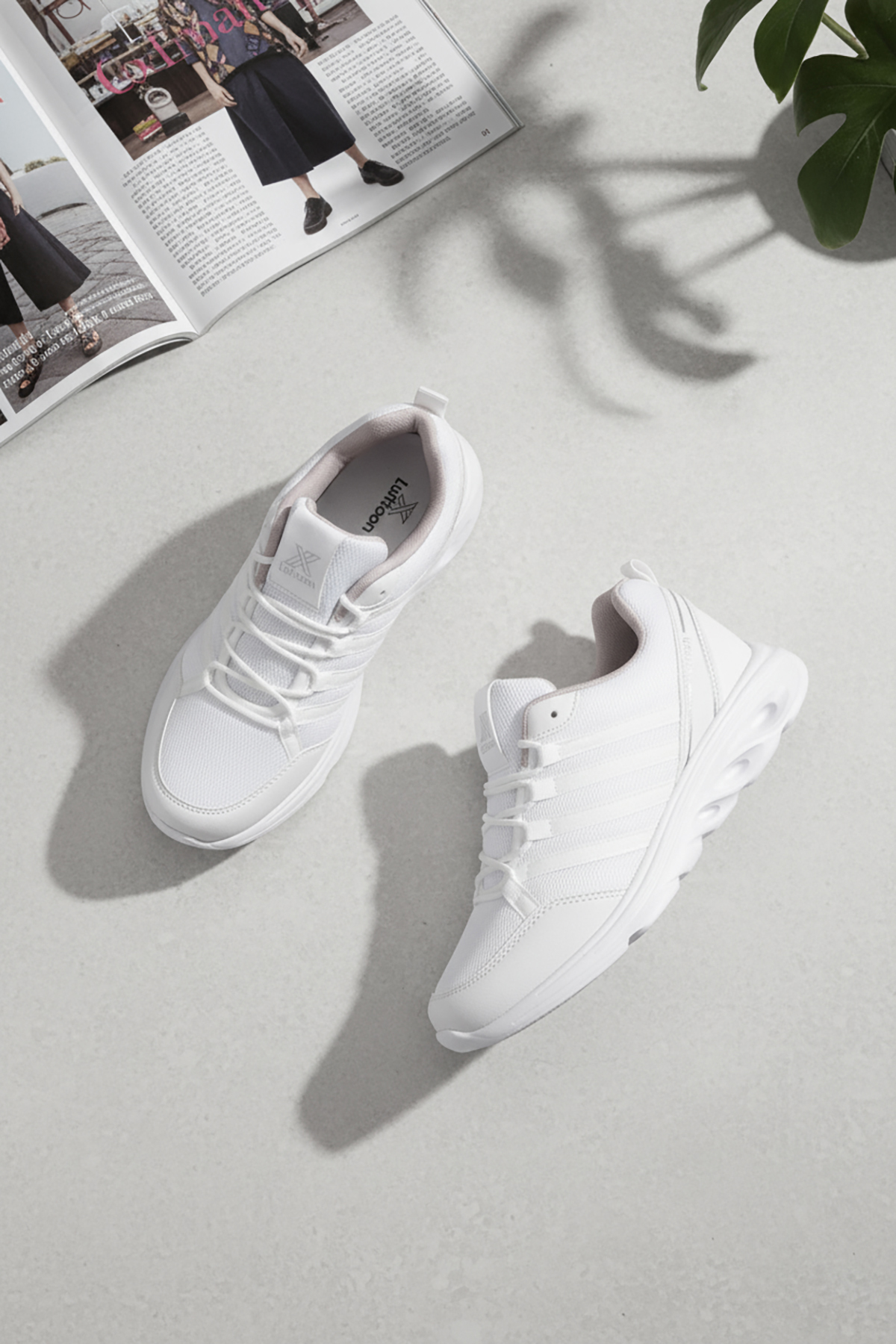 Elit ASPRT4138 Erkek Klasik Sneaker Beyaz