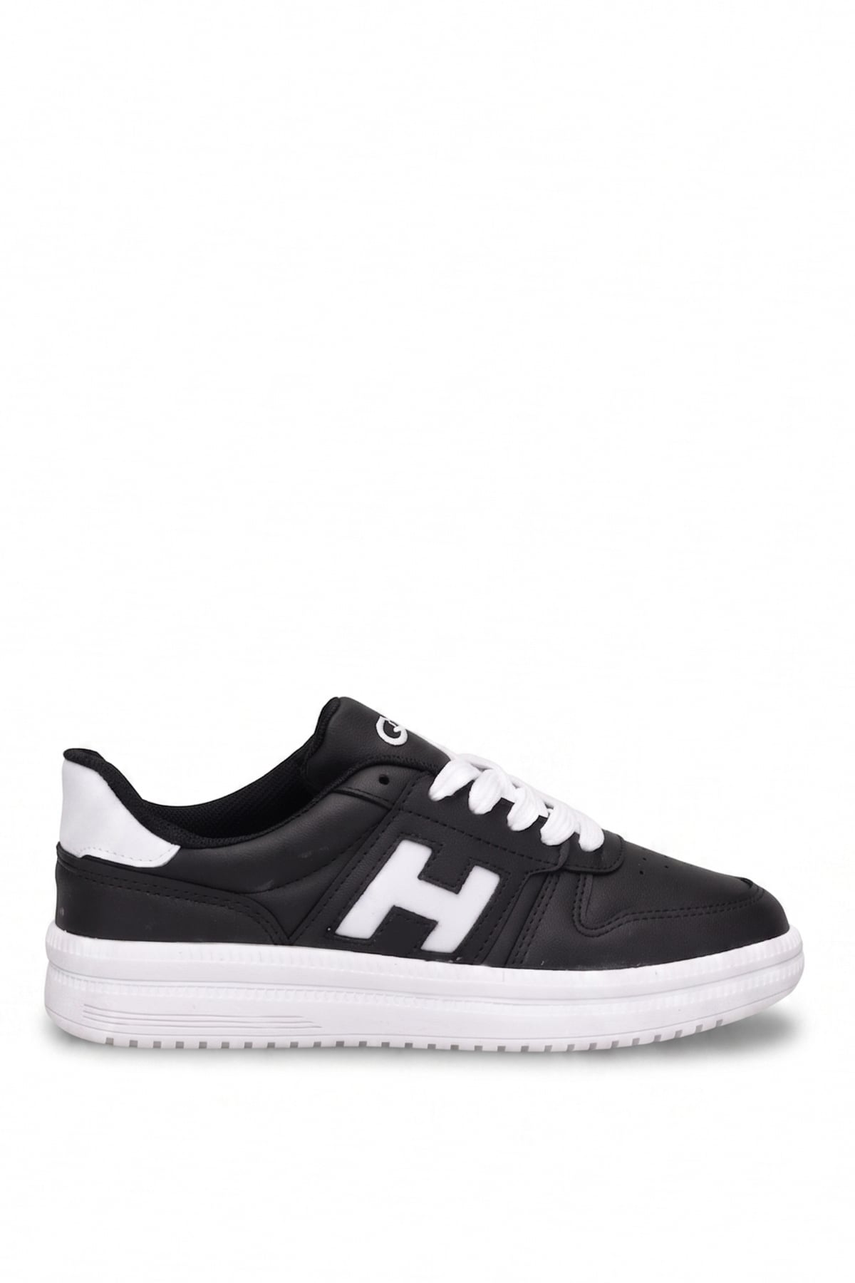 Elit ASQLA1457 Kadın Klasik Sneaker Siyah - Beyaz