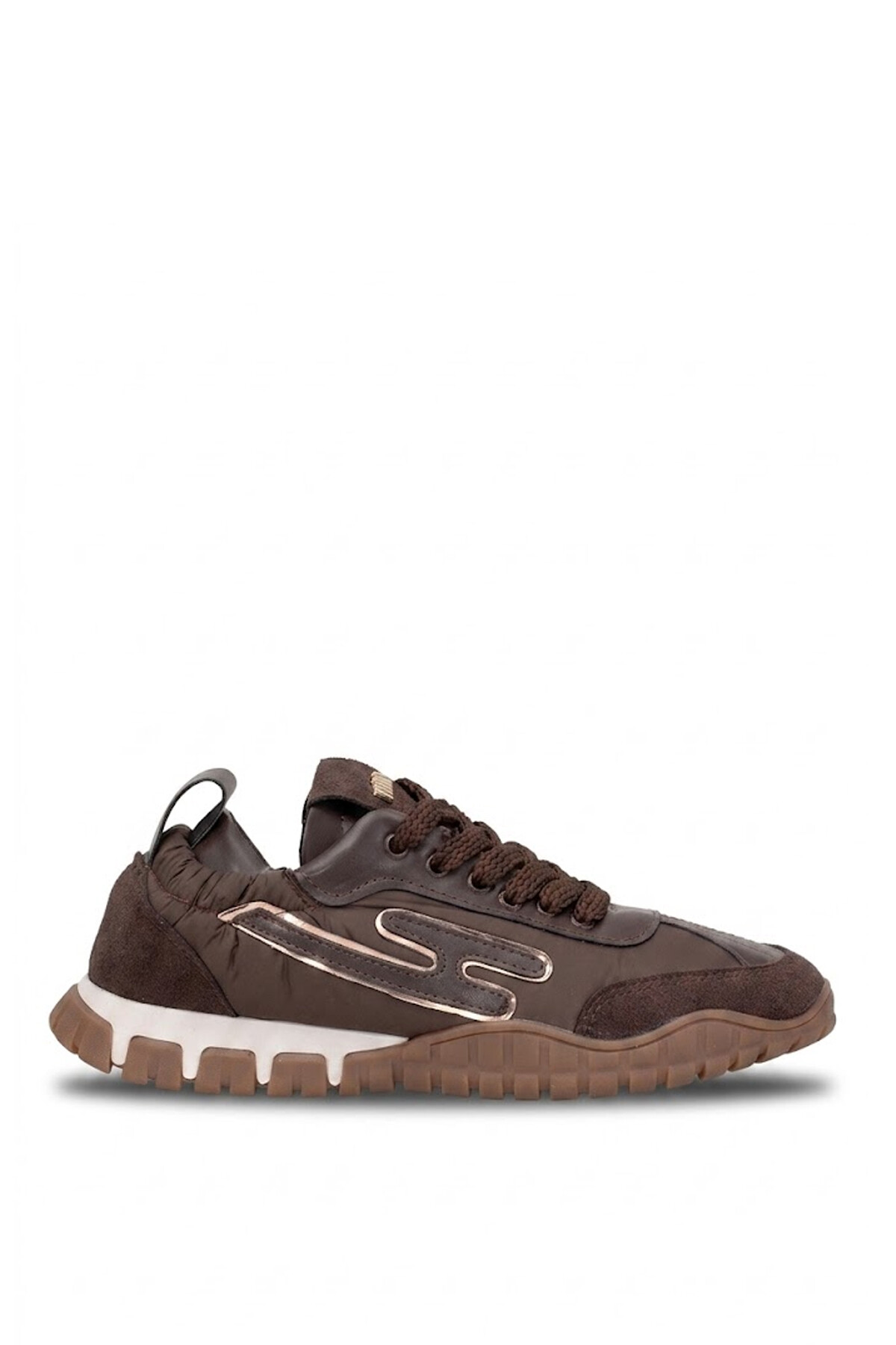 Elit BTFLRPRS-211 Kadın Klasik Sneaker Kahverengi