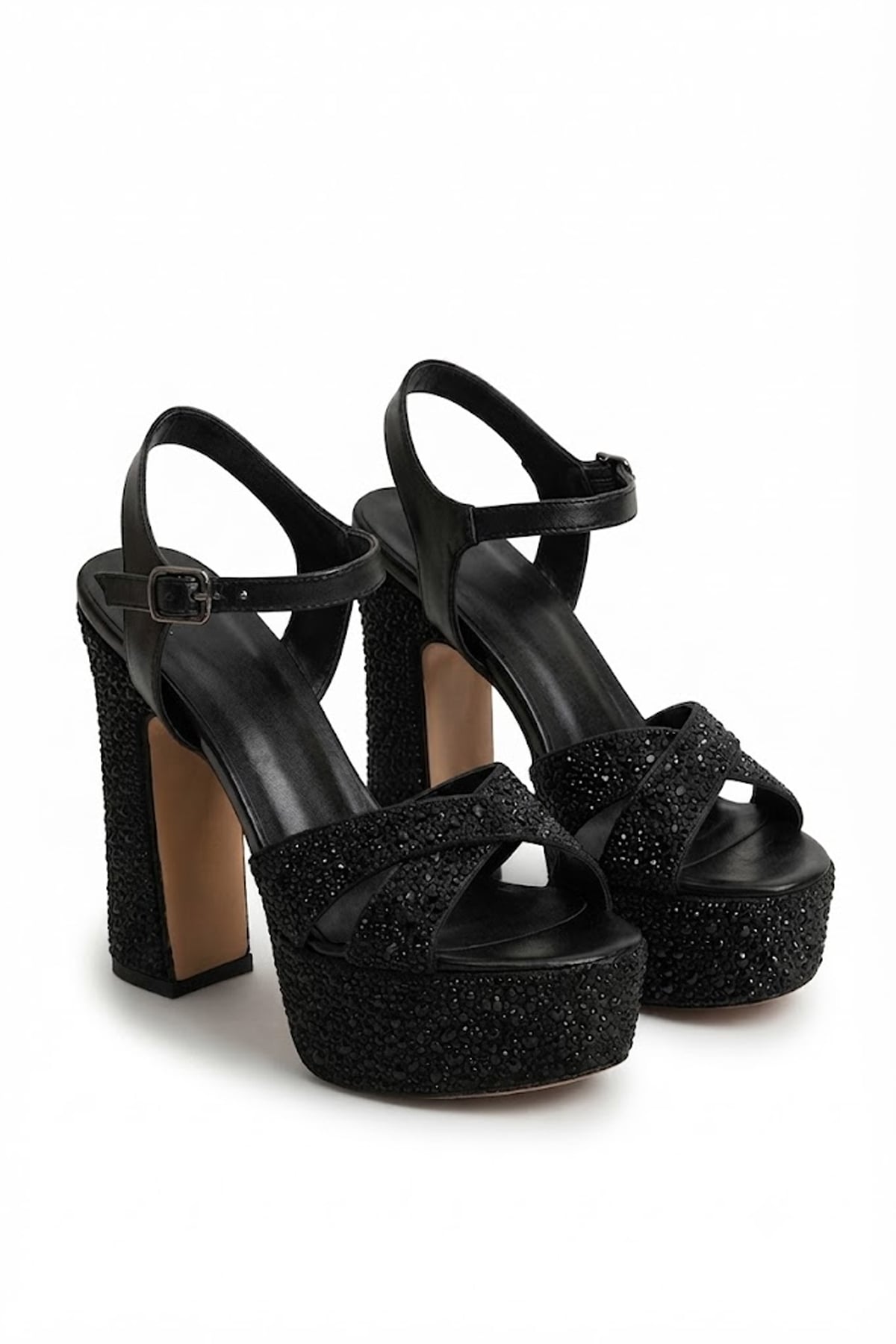 Elit FLS053-451C Kadın Platform Ayakkabı Siyah