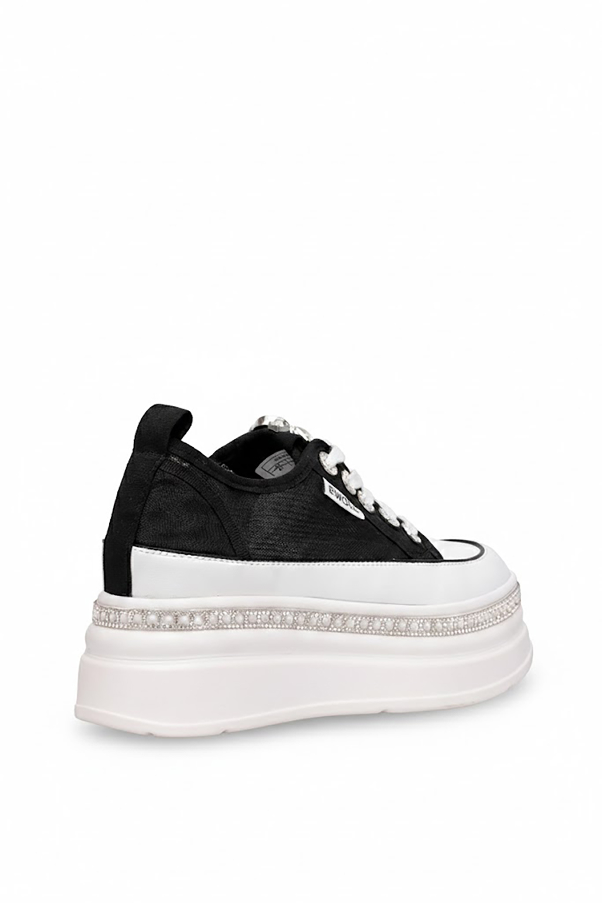 Elit HML2010 Kadın Taşlı Klasik Sneaker Siyah