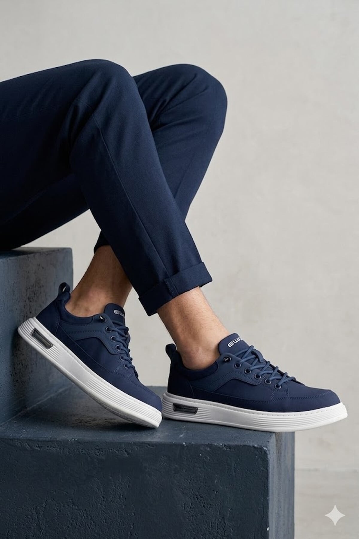 Elit HML9043 Erkek Klasik Sneaker Lacivert
