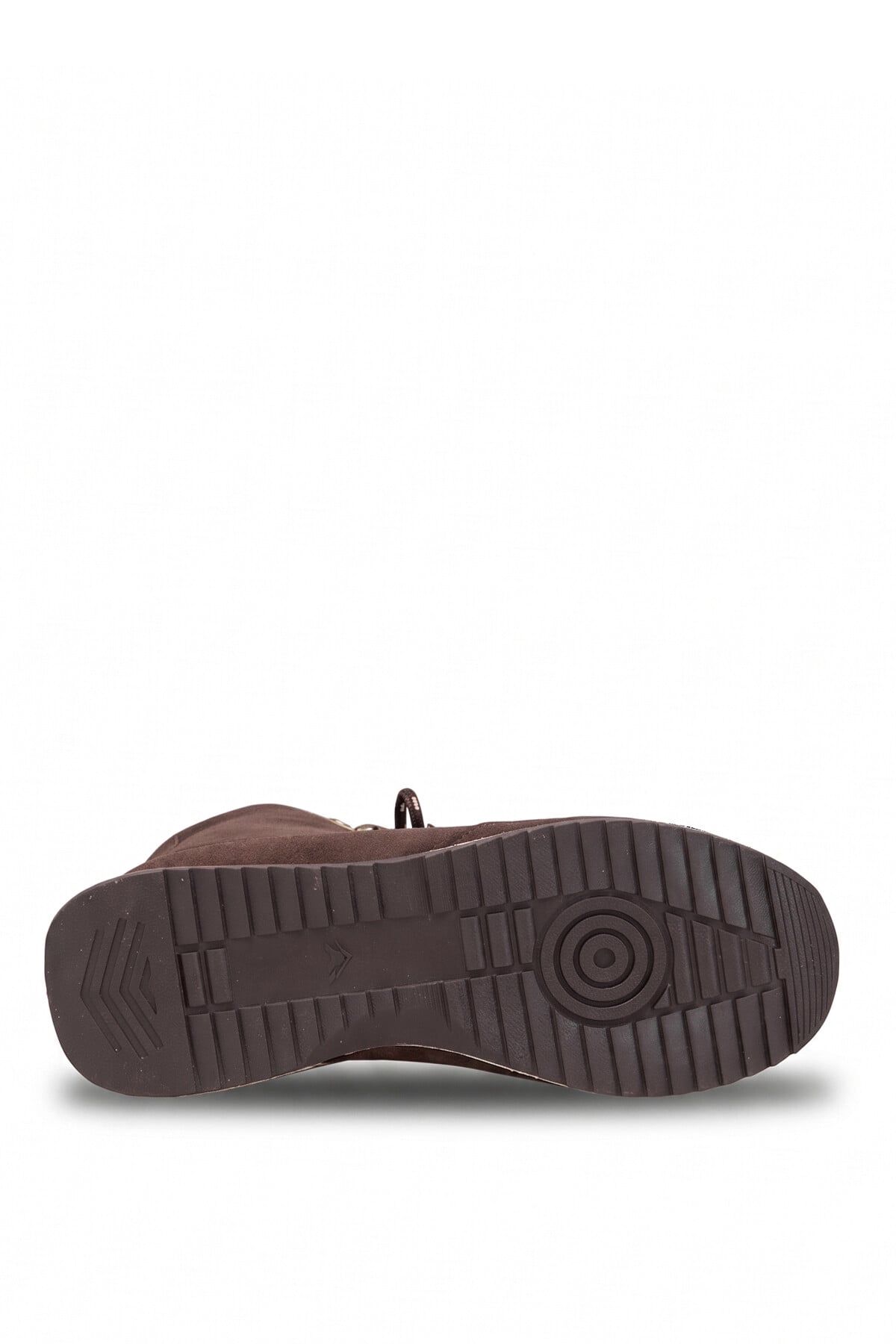Elit Kcm195 Kadın Taşlı Sneaker Bot Kahverengi