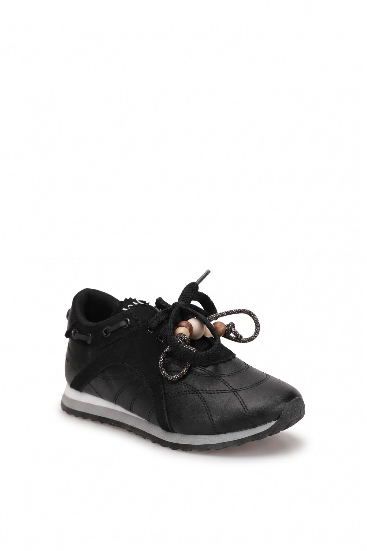 Elit Kcm243 Kadın Taşlı Klasik Sneaker Siyah
