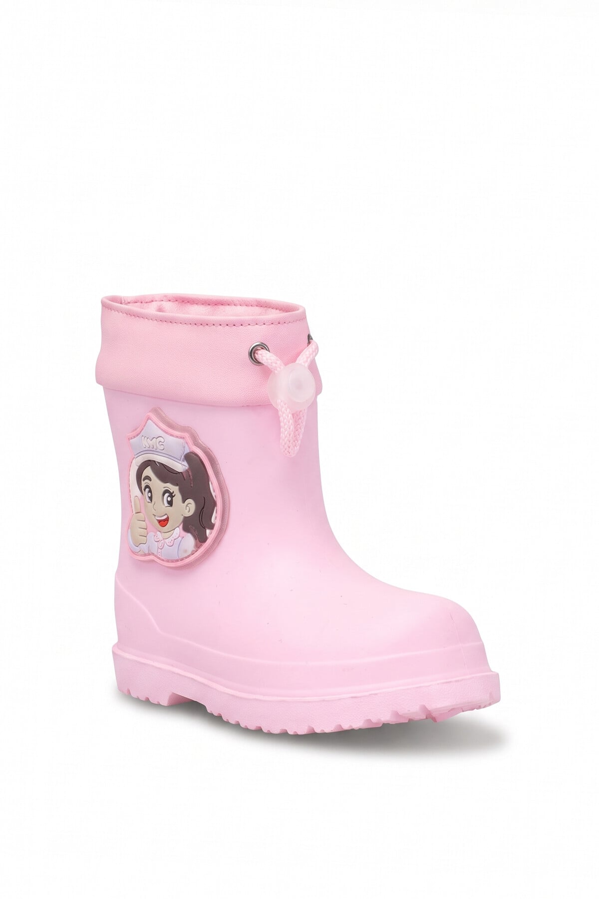 Elit KcmTVG530 Bebe Kız Çocuk Emojili Yağmur Botu Pembe