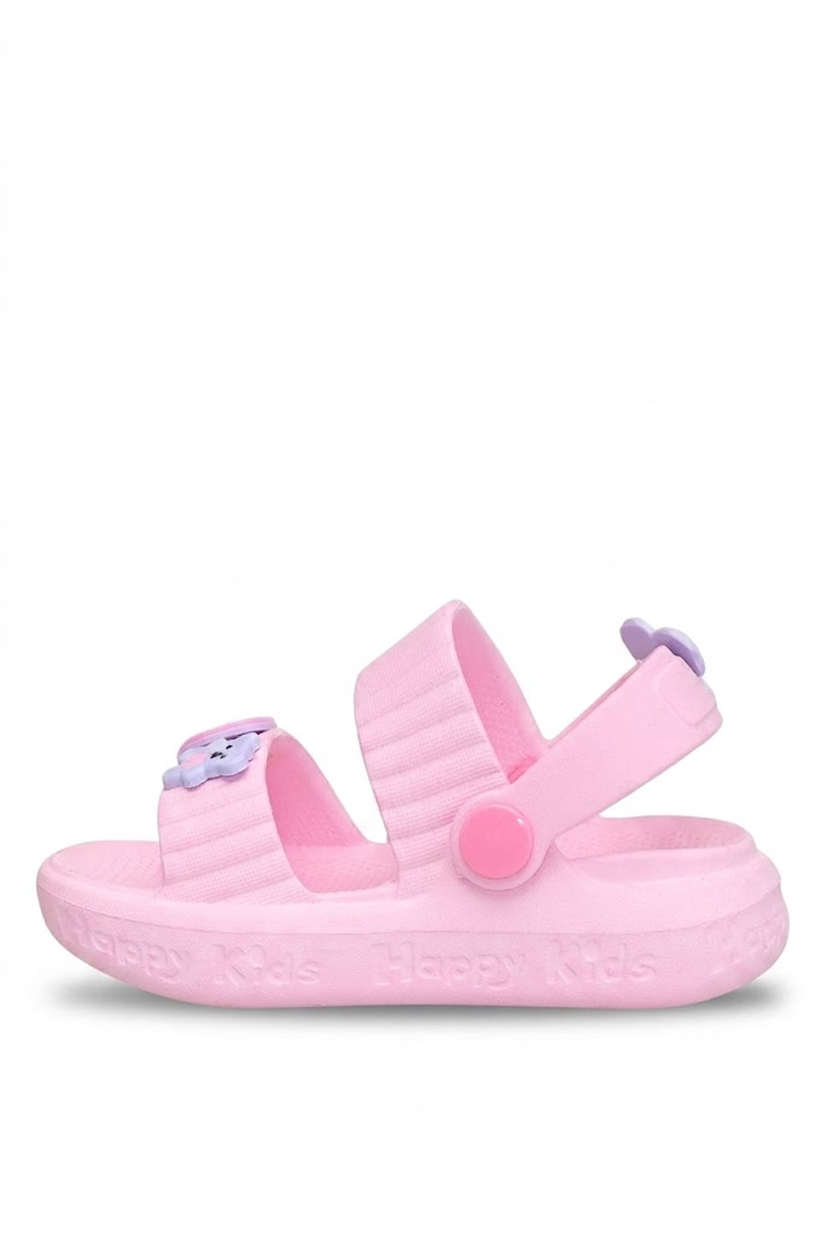 Elit MYS4592 Bebe-Patik Çocuk Emojili Işıklı Sandalet Pembe