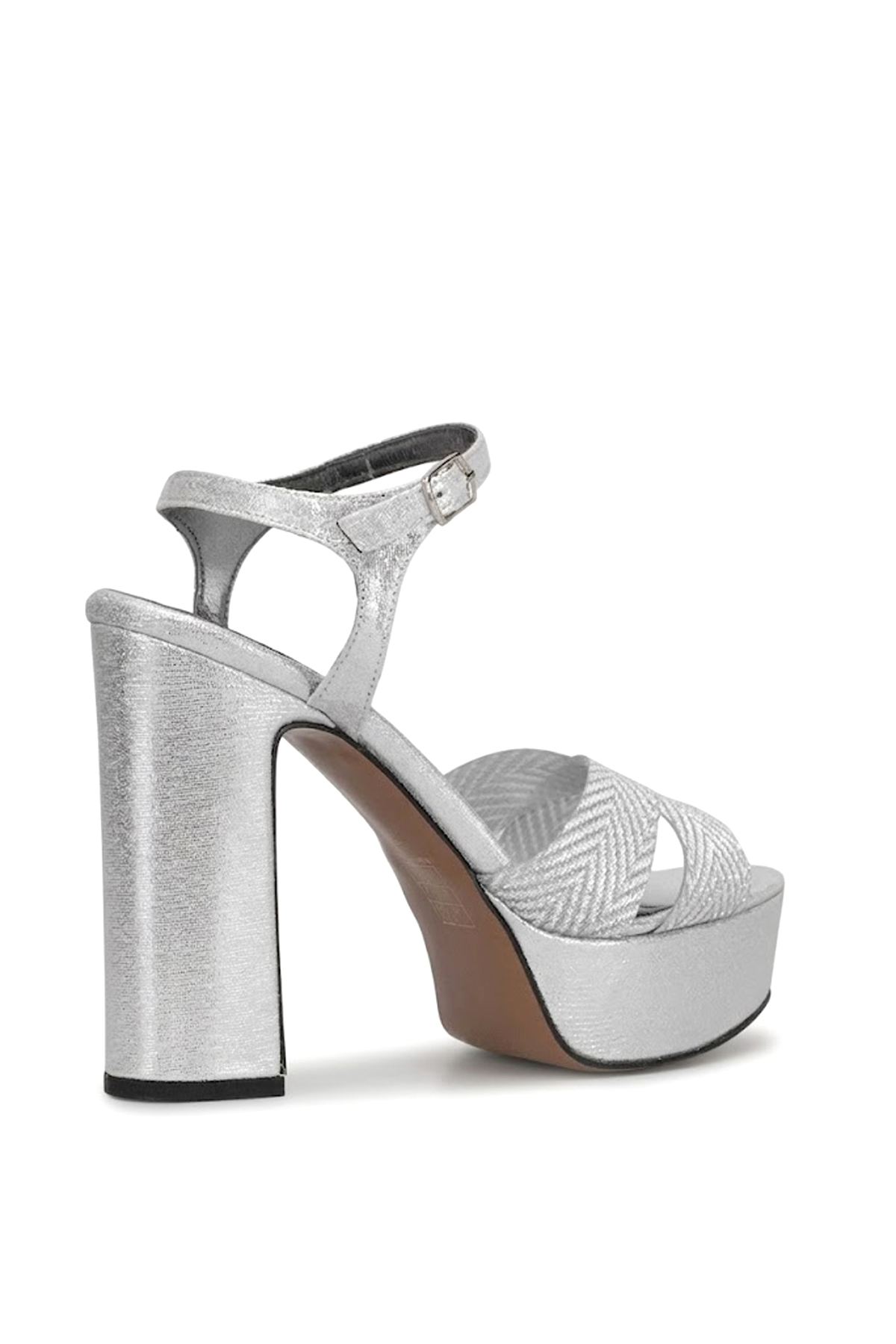 Elit PM08 K2057 Kadın Platform Ayakkabı Gümüş