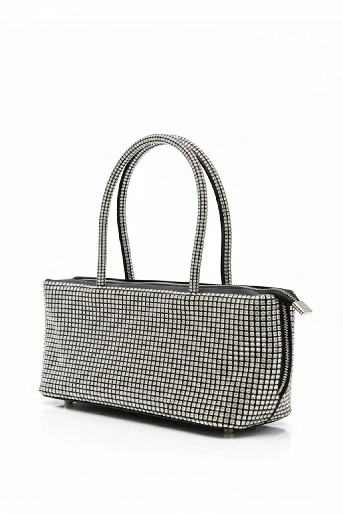 Elit PM37718 Kadın Taşlı Abiye Çanta Gümüş