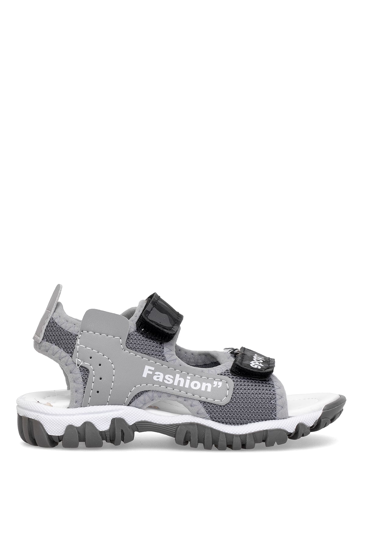 Elit ŞA-P-022-25Y Patik Erkek Çocuk Düz Sandalet Gri
