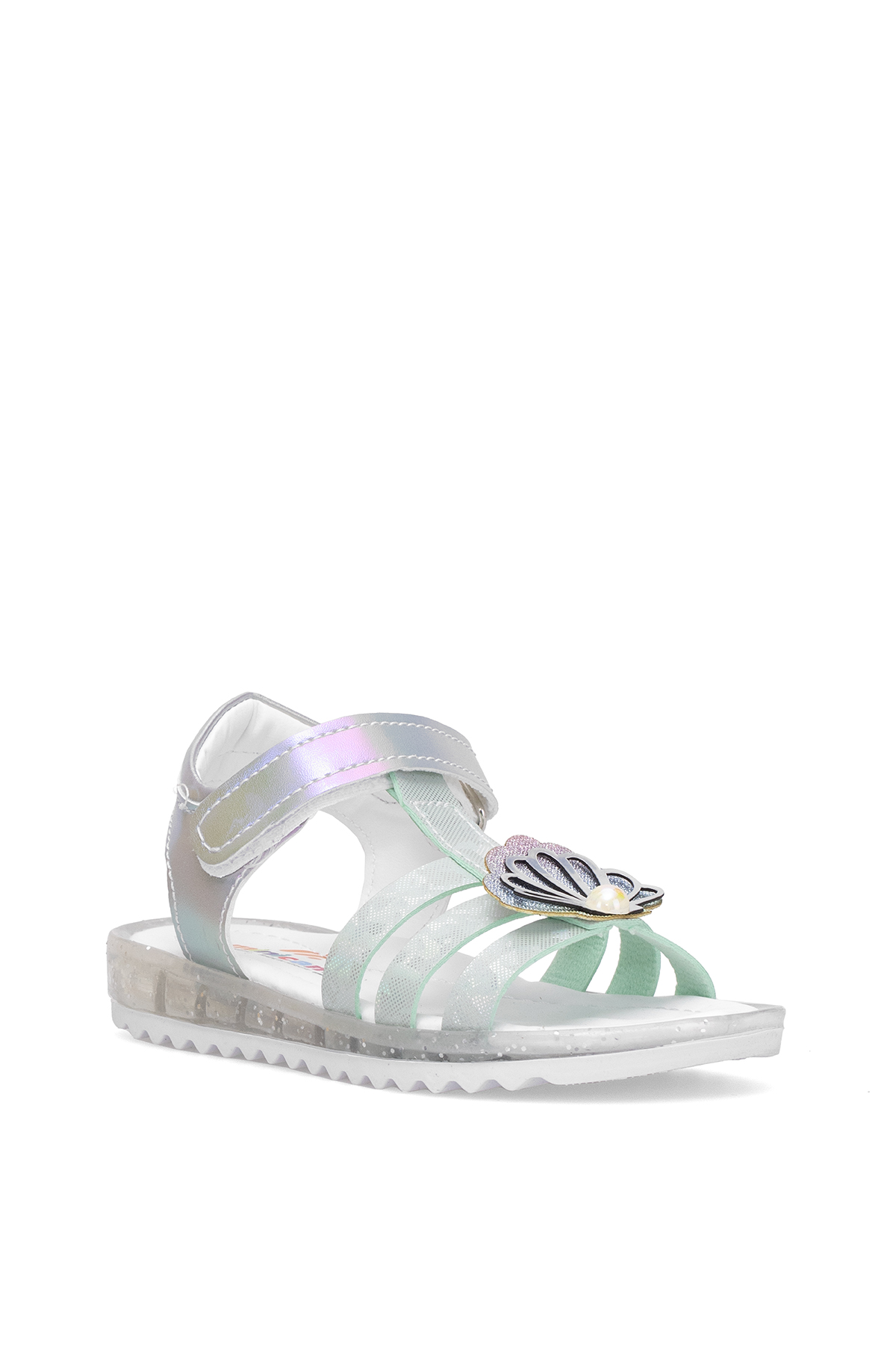 Elit ŞA-P-034-25Y Patik Kız Çocuk Düz Sandalet Yeşil