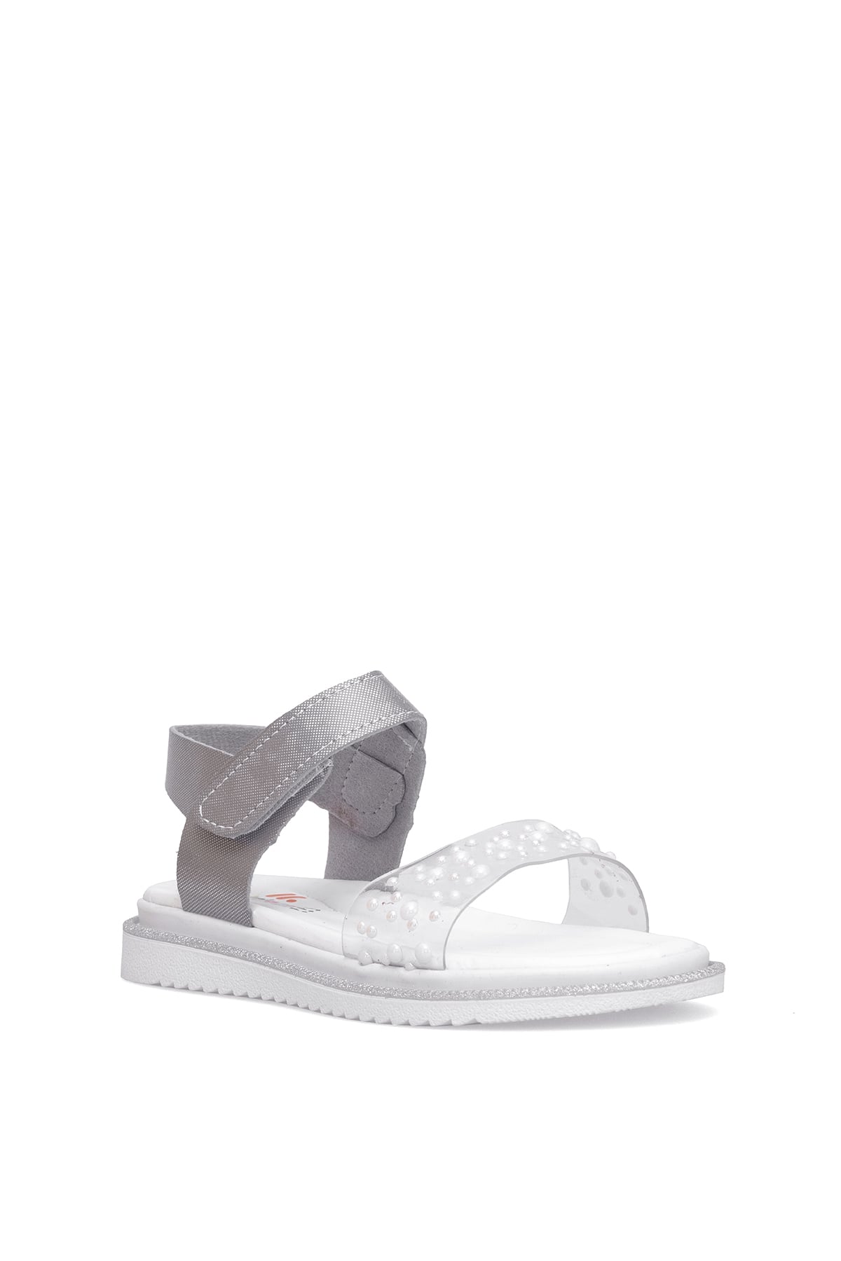 Elit ŞA-P-036-25Y Patik Kız Çocuk Düz Sandalet Gümüş