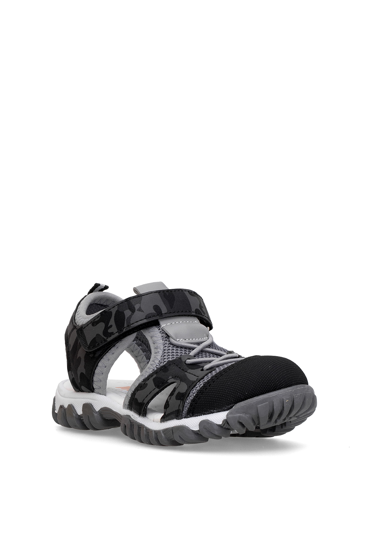 Elit ŞA-P-041-25Y Patik Erkek Çocuk Düz Sandalet Siyah