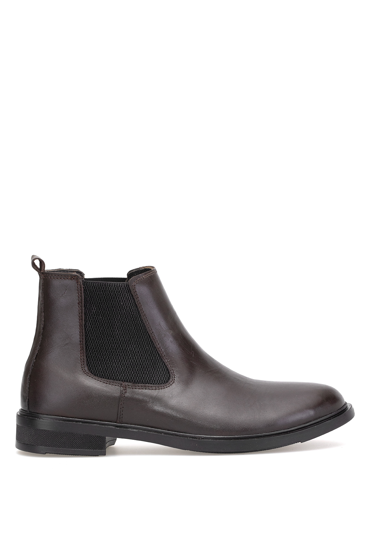 Elit SL001 Erkek Hakiki Deri Chelsea Bot Kahverengi