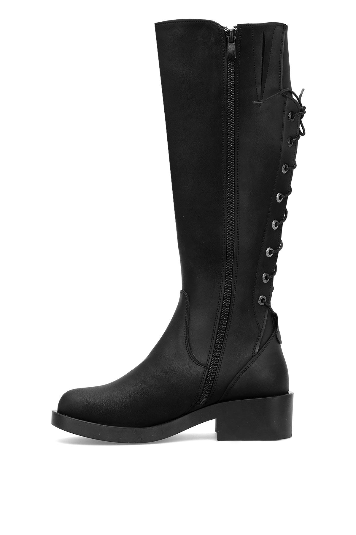 Elit SYHZ2720 Kadın Topuklu Çizme Siyah