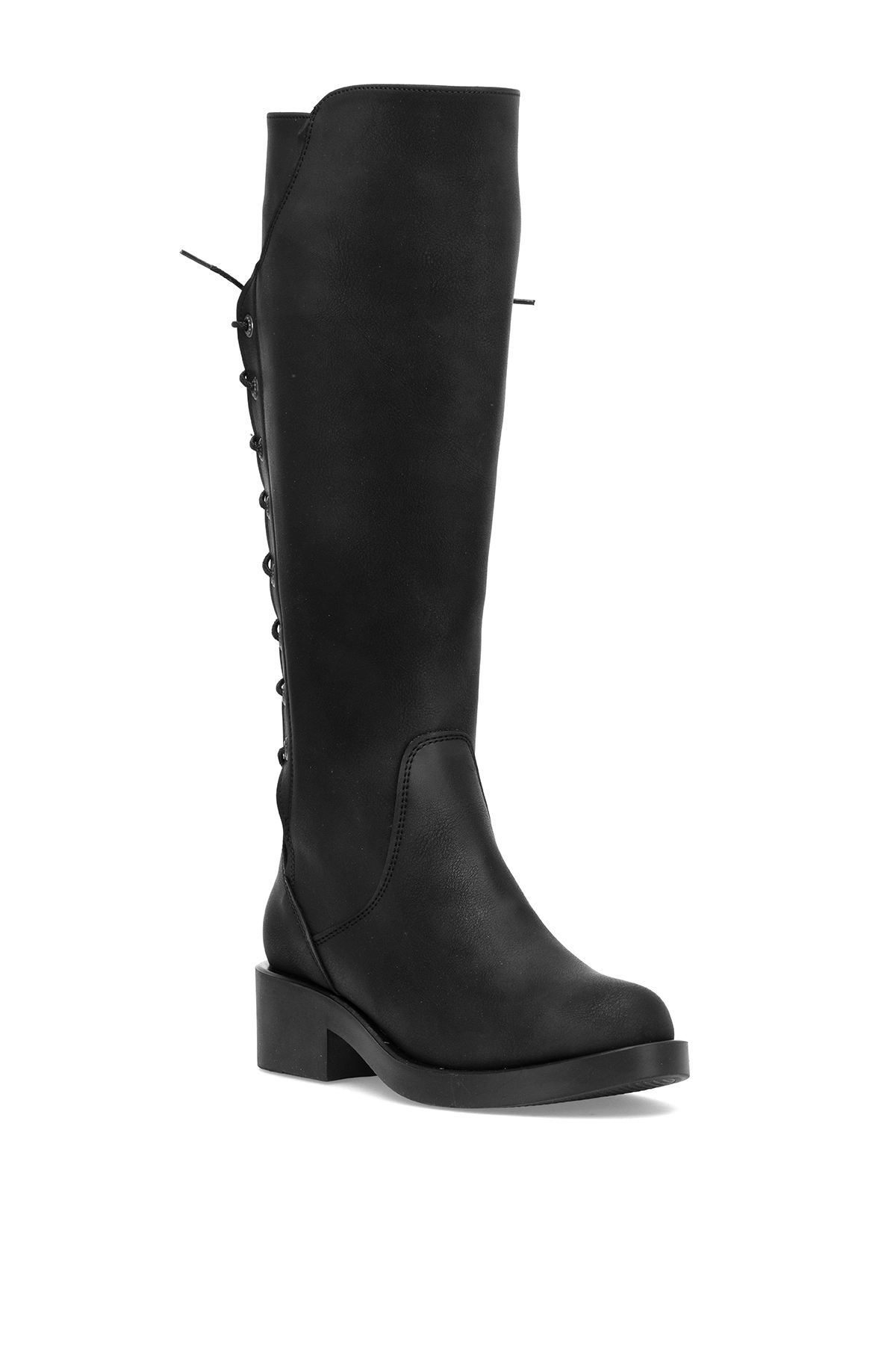 Elit SYHZ2720 Kadın Topuklu Çizme Siyah