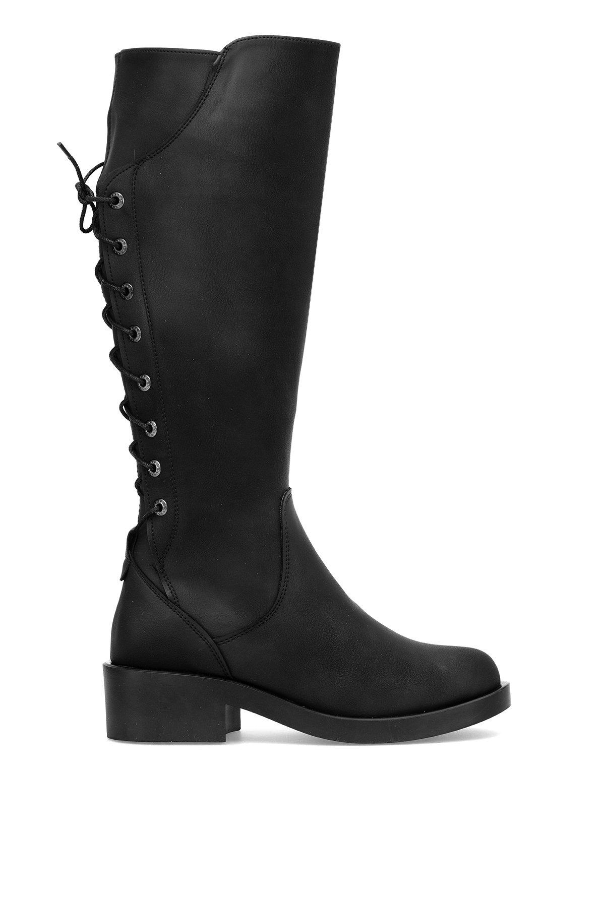 Elit SYHZ2720 Kadın Topuklu Çizme Siyah