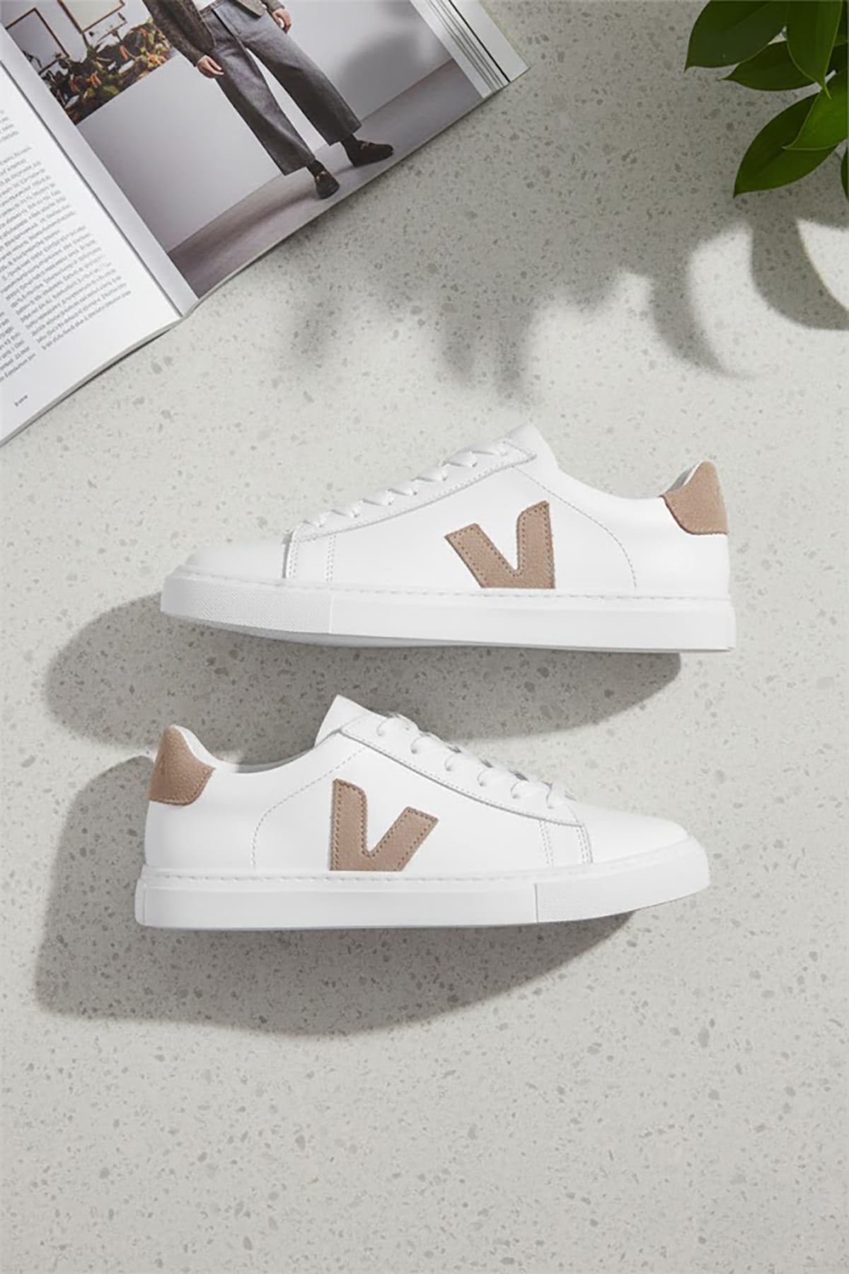 Elit VRA1900 Erkek Klasik Sneaker Beyaz