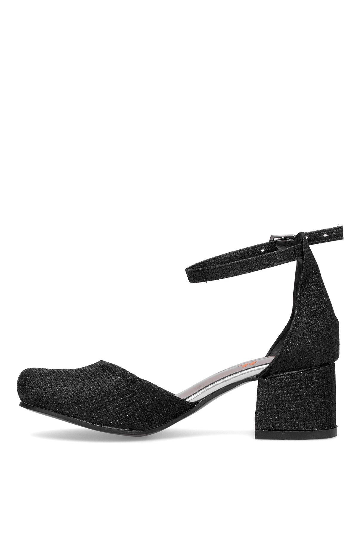 Elit YB-F-Karnıyarık-25Y Filet Kız Çocuk Klasik Topuklu Ayakkabı Siyah