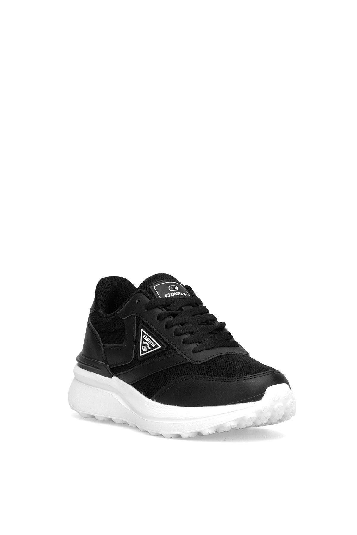 Elit YSCPX6081 Kadın Klasik Sneaker Siyah - Beyaz