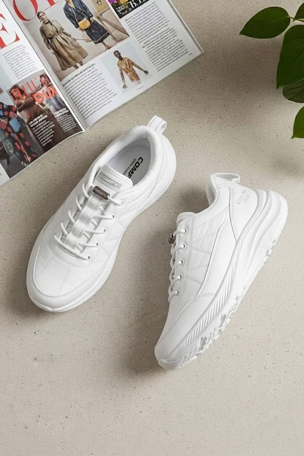 Elit YSCPX9113 Kadın Klasik Sneaker Beyaz